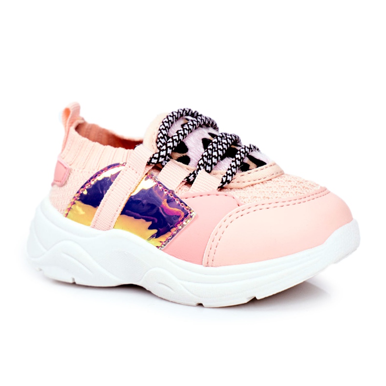 FRROCK Chaussures de sport Velma roses pour enfants