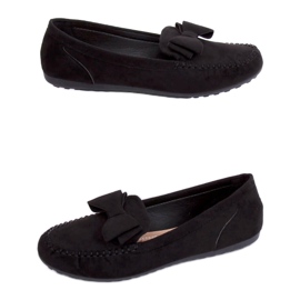 Noir Mocassins femme noirs B2020-6 Noir le noir