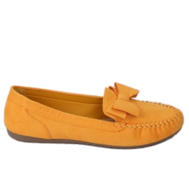 Mocassins femme miel B2020-6 Jaune