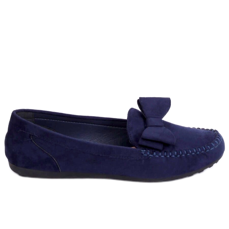 Mocassins femme bleu marine B2020-6 Dk Blue