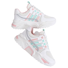 Blanc LV113P Chaussures de sport roses