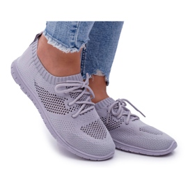 EVE Chaussures Sport Femme Flexible Gris Jenny