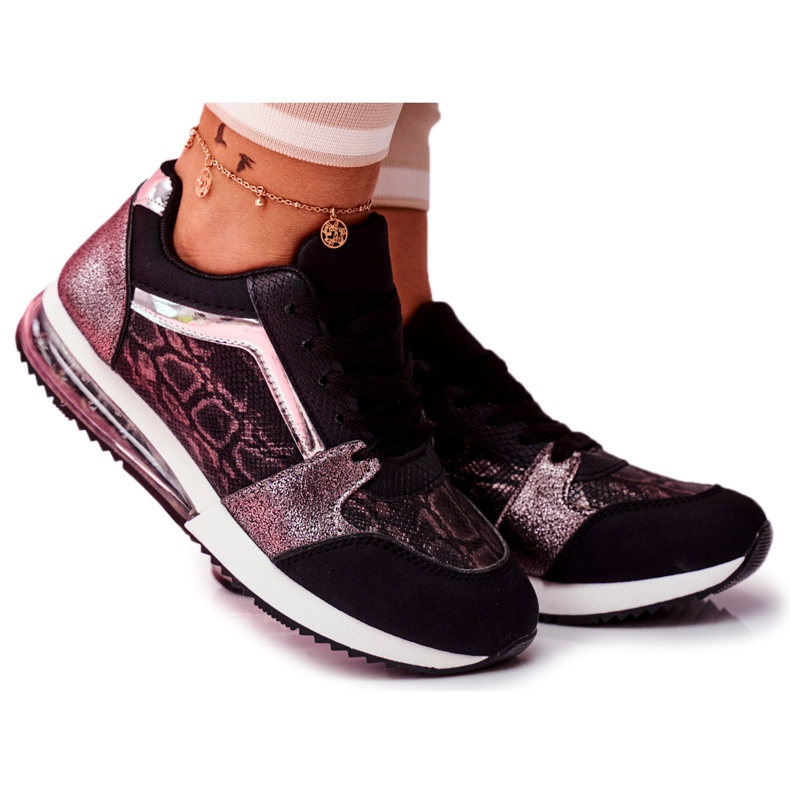 SEA Chaussures de sport pour femmes Sneakers Noir Helly le noir