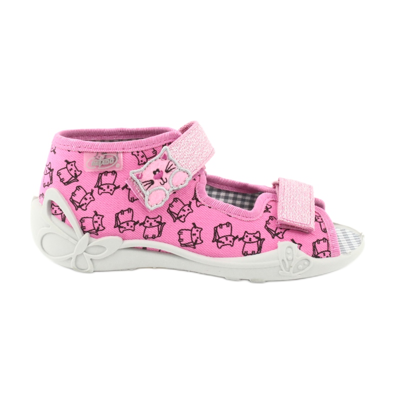 Chaussures pour enfants Befado 242P103 le noir rose