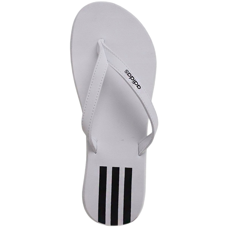 Tongs Adidas Eezay W EG2038 blanche le noir