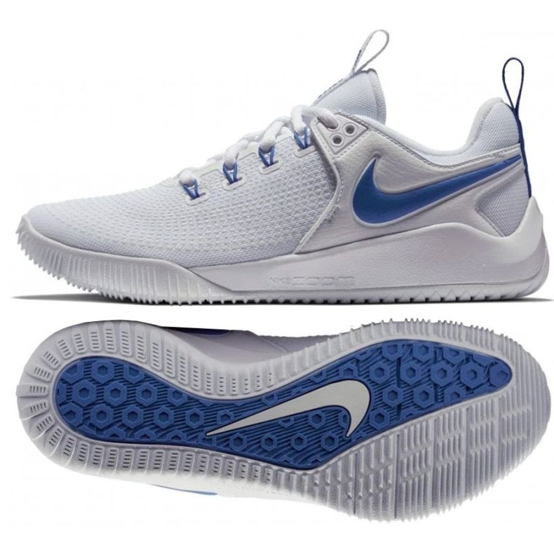 Nike Air Zoom Hyperace 2 M AA0286-104 chaussures de volley-ball blanche blanche