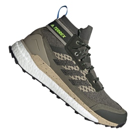 Chaussures Adidas Terrex Free Hiker M EF0368 beige vert Chaussures Adidas Terrex Free Hiker M EF0368 beige vert