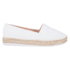 Small Swan Espadrilles textiles blanche