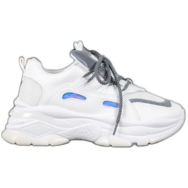 Small Swan Baskets de sport blanc