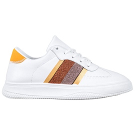 Small Swan Chaussures de sport à la mode blanc