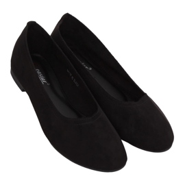 Ballerines douces noires pour femmes NK17P Noir