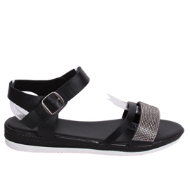 Sandales noires pour femmes D-118 Noir