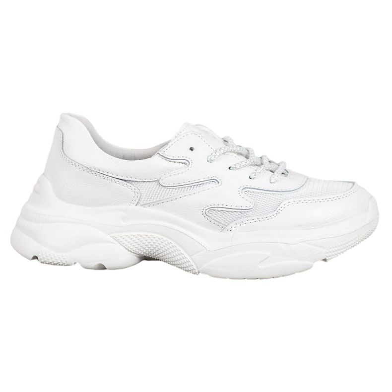 Filippo Baskets blanches en cuir