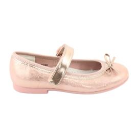 Ballerines Golden Rose avec un arc American Club GC03 / 20 jaune