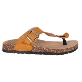 Tongs confortables VINCEZA brun