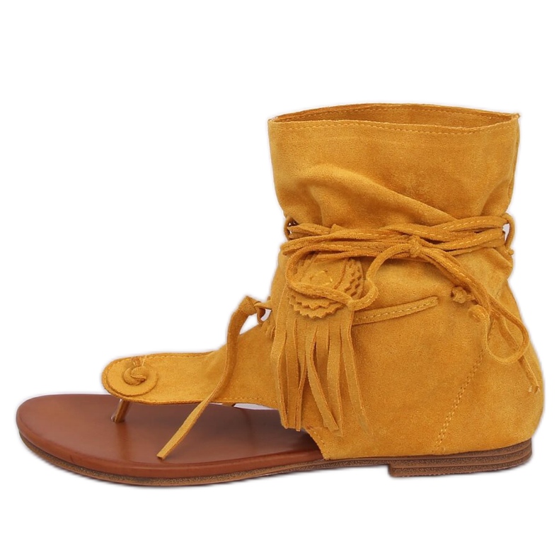 Tongs avec tiges miel SL1010P Jaune