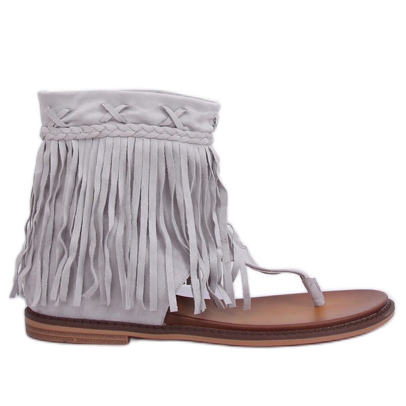 Tongs grises à tige NS129P Gris Tongs grises à tige NS129P Gris