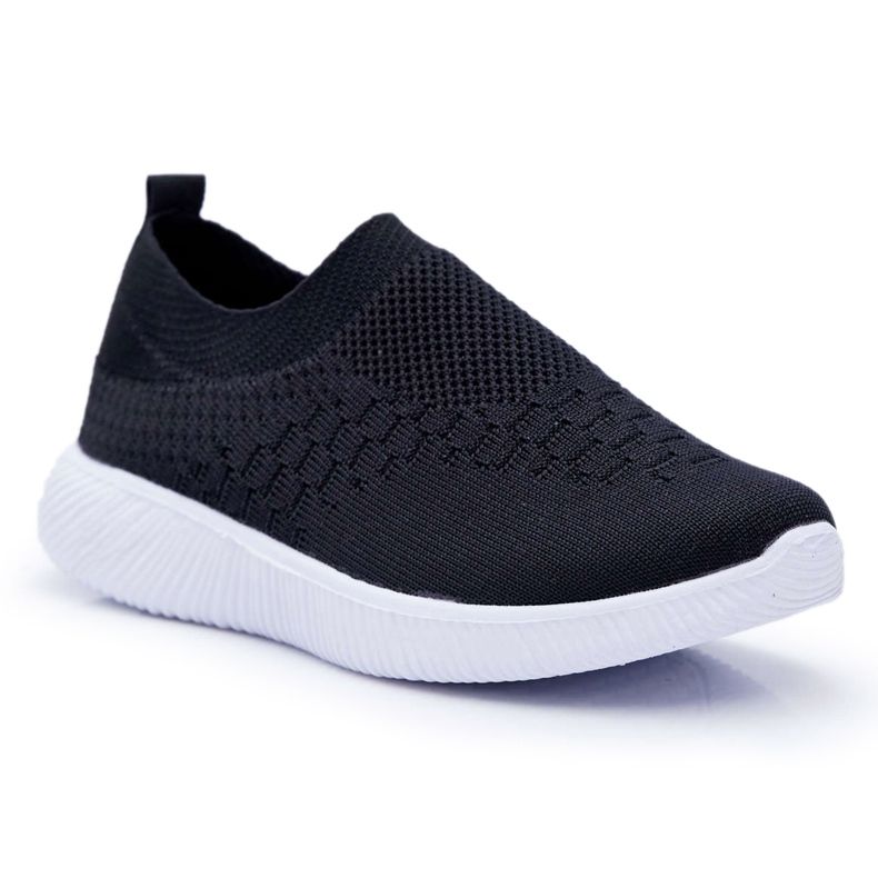 EVE Chaussures de sport noires pour enfants Lambi pour jeunes le noir