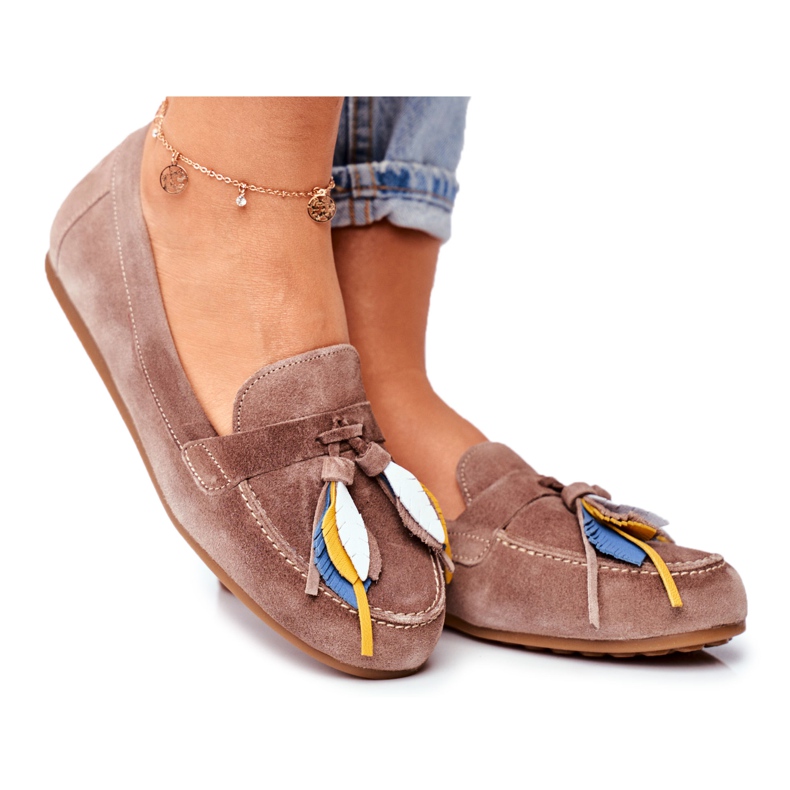 Mocassins Femme Maciejka Cuir Beige 04494-04 / 00-5 Mocassins Femme Maciejka Cuir Beige 04494-04 / 00-5