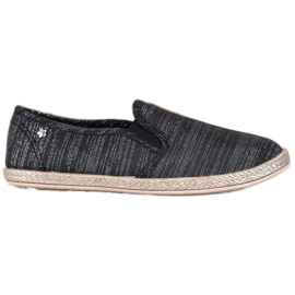 Balada Slipons textiles légers noir