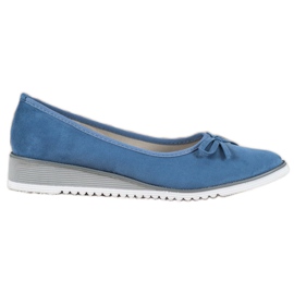 Goodin Ballerine Avec Noeud bleu
