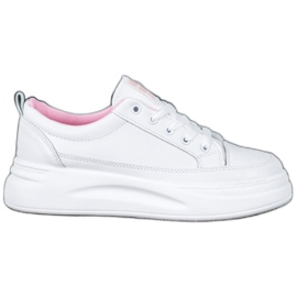 SHELOVET Baskets sur la plateforme Nice Girl blanc