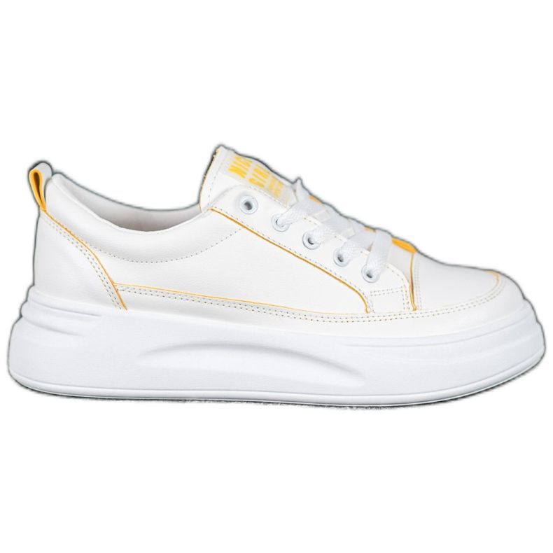 SHELOVET Baskets sur la plateforme Nice Girl blanche