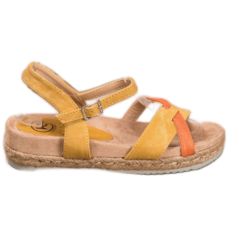 Kylie Sandales espadrilles jaune