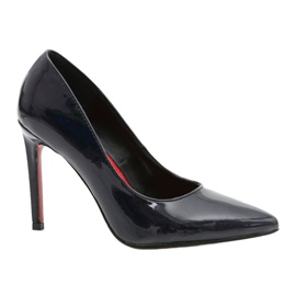 Escarpins Isabella noirs laqués Lu Boo le noir