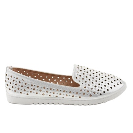 Baskets ajourées bleues DY-08 gris