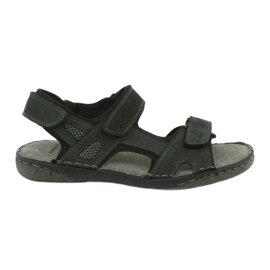 Sandales homme American Club velcro CY15 / 20 marine