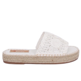 Espadrilles blanches T353P Blanc