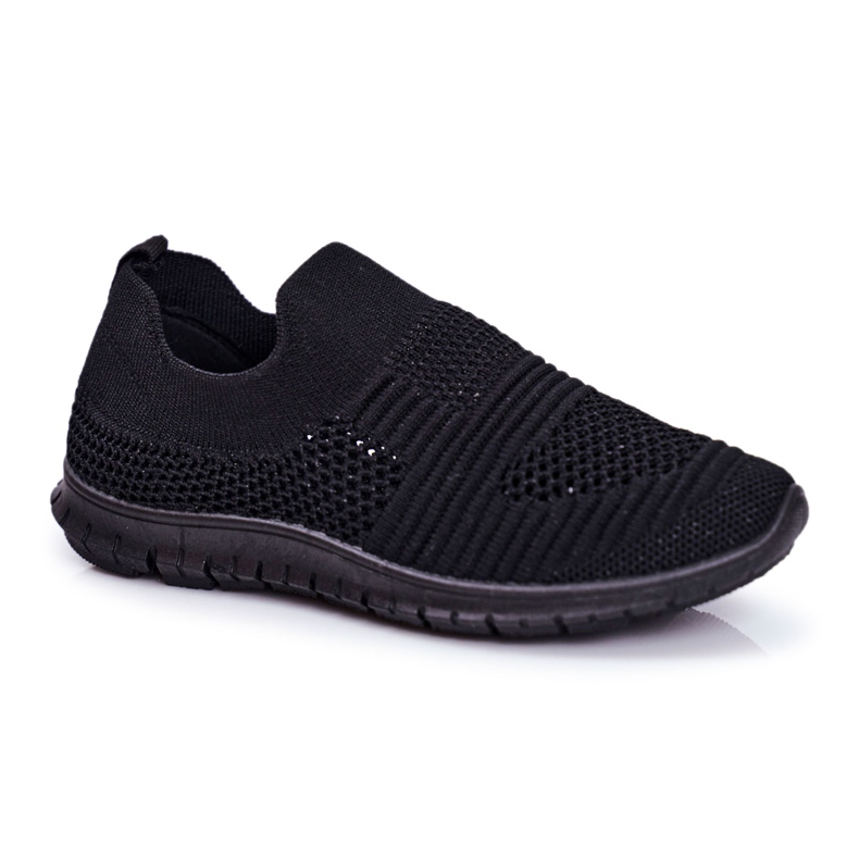 EVE Chaussures de sport noires Bobi pour enfants le noir