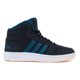 Chaussures Adidas Hoops Mid 2.0 K Jr EE6703 noir