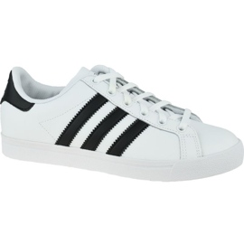 Chaussures Adidas Coast Star Jr EE9698 blanc noir