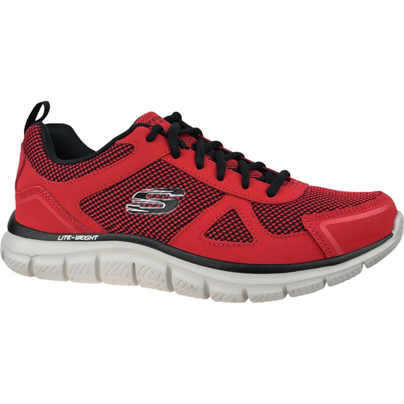 Skechers Track-Bucolo M 52630-RDBK Chaussures rouge Skechers Track-Bucolo M 52630-RDBK Chaussures rouge