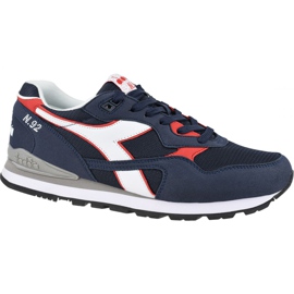 Chaussures Diadora N.92 M 101-173169-01-C2074 bleu marine gris