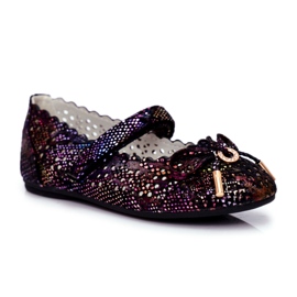 S.Barski Ballerines Enfant Noir Ajourées Velcro Barski Remtro le noir S.Barski Ballerines Enfant Noir Ajourées Velcro Barski Remtro le noir