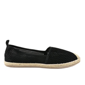 Baskets noires à lacets JX55P