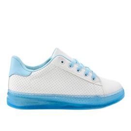 Baskets blanches Baskets H-33 bleu
