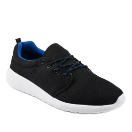 Chaussures de sport pour hommes noires YFM-71A le noir