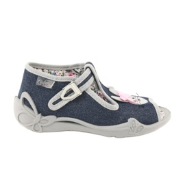Chaussures pour enfants Befado 213P119 bleu marine gris