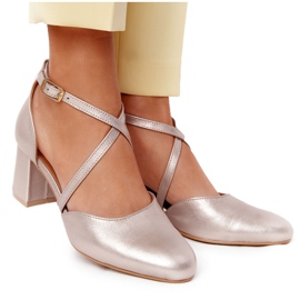 Escarpins Femme Maciejka Cuir Doré 04070-25