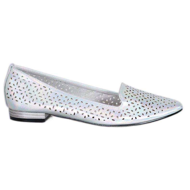 Goodin Ballerines Avec Effet Holo gris