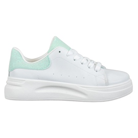 SHELOVET Chaussures de sport sur la plate-forme blanc