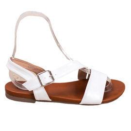 Kylie Sandales classiques blanche