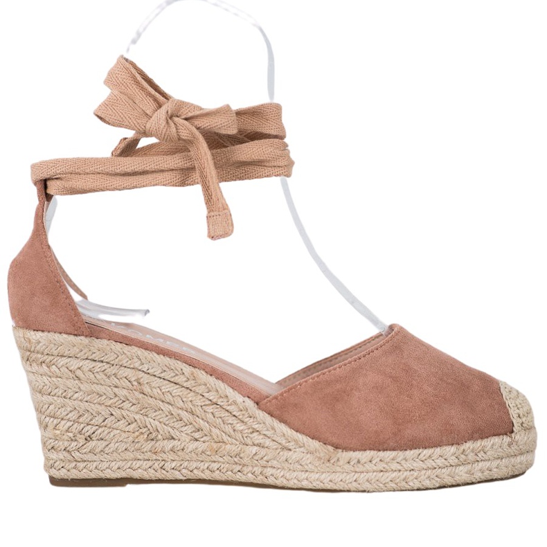 SHELOVET Espadrilles Compensées rose SHELOVET Espadrilles Compensées rose