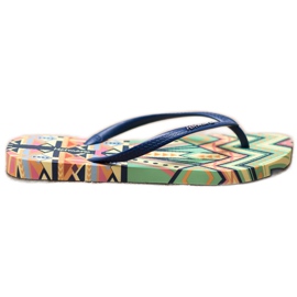 HOTMARZZ Tongs à motifs multicolore