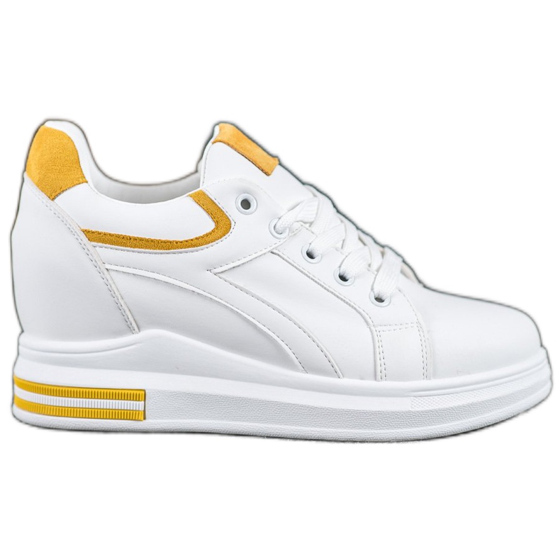 Lovery Espadrilles de coin blanche