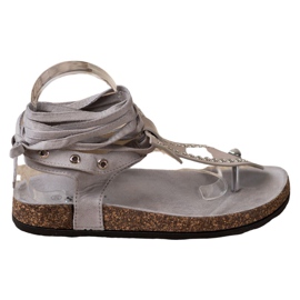 Seastar Sandales tongs nouées gris